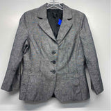 Ann Taylor Women's Size 8-M Gray Tweed Blazer Jacket