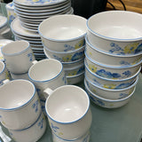 Noritake China Progression Good Times White-Multicolor Dinnerware - 54 Piece Set