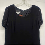 Donna Morgan Size 10-M Women's Black Solid Shift Dress