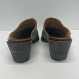 Old Gringo Size 10 B Women's Brown-Green Patchwork Western Mules