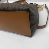 Michael Kors Brown Leather Signature Satchel Handbag