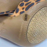 Jessica Simpson Size 8 Women's Brown Animal Print Pump Shoes