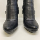 Nine West Size 7.5 Women's Black Solid Tall-High Heels Boots