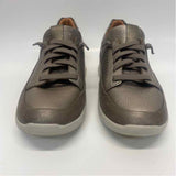 Rockport Size 8 Women's Taupe Shimmer Lace Up Sneakers