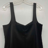 David Meister Size 12-L Women's Black Solid Sheath Dress