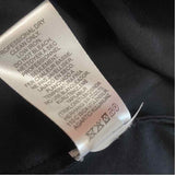 Tibi Size 10-M Women's Soft Drape Solid Black Button Up Blouse