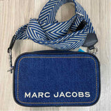 Marc Jacobs Blue Denim Stitches Crossbody Handbag