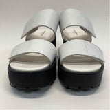 Vagabond Shoemakers Size 7 Women's White-Black Solid Platform Sandals