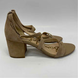 Sam Edelman Size 8.5 Women's Beige Solid Strappy Sandals