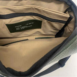 Grams28 City Pack 154 Green Leather Pebbled Crossbody Handbag