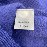 Appleseed's Women's Size L Blue Solid Button Up Jacket