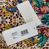 Johnny Was Size L Women's Black-Multi Botanical Tank Top Sleeveless Top