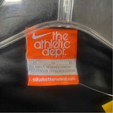 Nike Size M Women's Black Textured Windbreaker Activewear Top