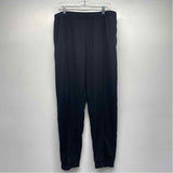 Olsenboye Size XL - 14 Women's Black Solid Elastic Waist Pants