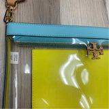 Tory Burch Clear-Multicolor Leather Colorblock Crossbody Handbag
