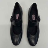 Munro Size 7 Women's Black Solid Mary Jane 2" Wedge Heels