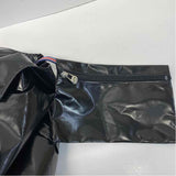Jack Gomme Black Fabric Solid Tote Handbag