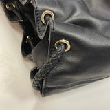 Michael Kors Black Leather Pebbled Hobo Handbag