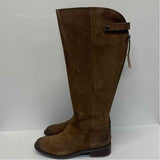 Franco Sarto Size 9 Women's Brown Solid Riding Boots
