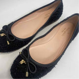 Kate Spade Size 8.5 Women's Black Shimmer Ballet Flats Shoes