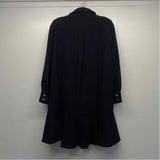 Tuckernuck Size S Women's Navy Solid Button Up Shirt Dress