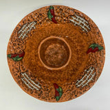 Milagro Original Terracotta- Mult Clay Pottery Chips & Dip Bowl