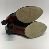 Sam Edelman Size 9 Women's Black Patchwork Heel Booties