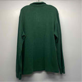 Polo by Ralph Lauren Size L Green Cotton Solid Men's Men's Sweater
