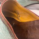 Old Gringo Size 10 B Women's Brown-Green Patchwork Western Mules