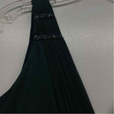 Anne Klein Size 8-M Women's Dark Green Solid Fit And Flare Dress