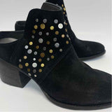 Sey Collection Size 6 Women's Black Studs Mules Shoes