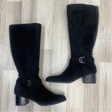 Anne Klein Size 10 Women's Black Solid Tall Boots