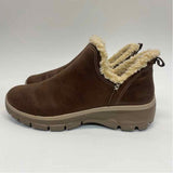 Skechers Size 7.5 Women's Brown Solid Ankle Booties