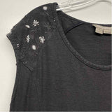 Royal Robbins Size L Women's Gray Embroidered T-Shirt Dress