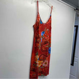 Johnny Was Size L Women's Red-Multi Pattern Camisole Dress