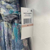 Ignite Evenings Size 12-L Women's Lilac-Multi Shimmer Fit And Flare Dress