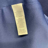 Aidan By Aidan Mattox Size 8-M Women's Navy-Silver Beaded Maxi Dress