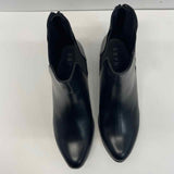 Esprit Size 9 Women's Black Solid Zip Up Booties