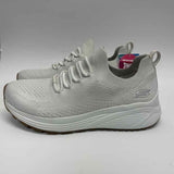 Skechers Size 8 Women's White Solid Sneakers Sneakers