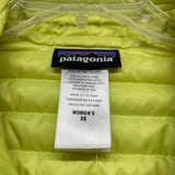 Patagonia Women's Size XS Lime Solid Puffer Jacket