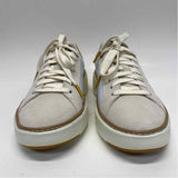 Cole Haan Size 7.5 Women's Beige-White Patchwork Lace Up Sneakers