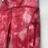 Lululemon Women's Size XS Pink Abstract Capri Activewear Pants