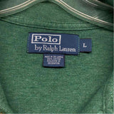 Polo by Ralph Lauren Size L Green Cotton Solid Men's Men's Sweater