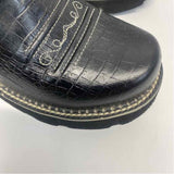 Ariat Fatbaby Size 7 Women's Black Embroidered Western Boots