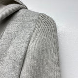 Nordstrom Signature Women's Size S Gray Tweed Button Down Jacket