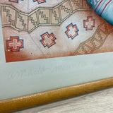 Natural Wood Framed Native American Print 5 Wise Men by Amado Maurilio Pena Jr.