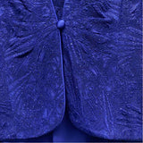 Alex Evenings Size 18-2x Women's Blue Shimmer 2 Piece Dress