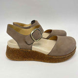 Dansko Size 37-6.5 Women's Beige Solid Mary Jane Shoes