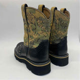 Ariat Size 7 Women's Black-Tan Beaded Western Boots