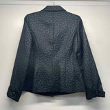 Charles Grey Women's Size 8-M Navy-Black Pattern Button Up Jacket